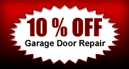 10% off garage door repair