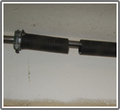 Garage door broken spring repair, replacement services